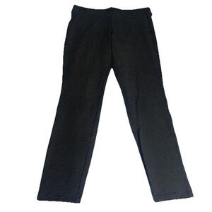Pixie Pants Women’s Size Medium Petite Black Polka Dot Stretch Ankle Pants NWT